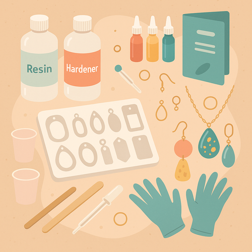 Epoxy Resin Jewelry Making Kit & Guide