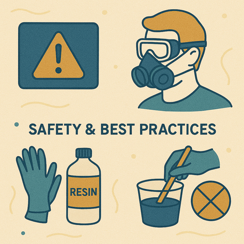 Safety & Best Practices for Resin Artists