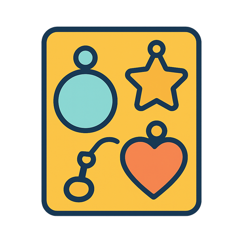 Resin Keychain & Charm Mold Collection